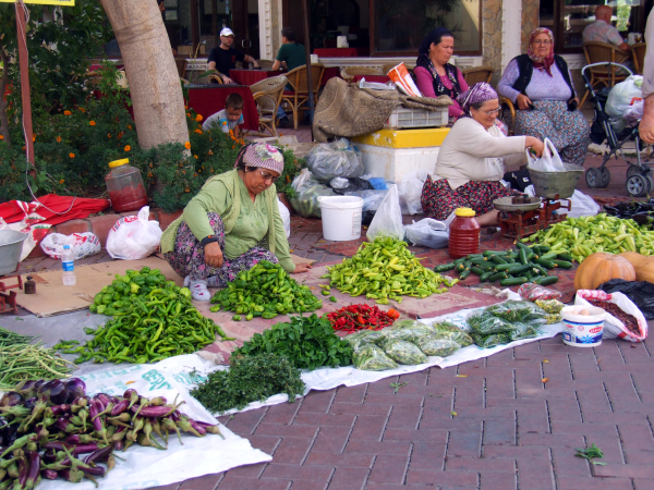 Турецкий рынок в Кадрие