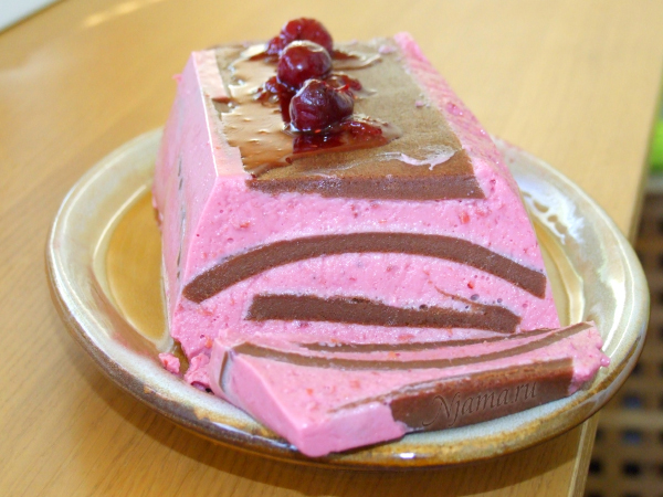 Желейный шоколадно-вишнёвый десерт